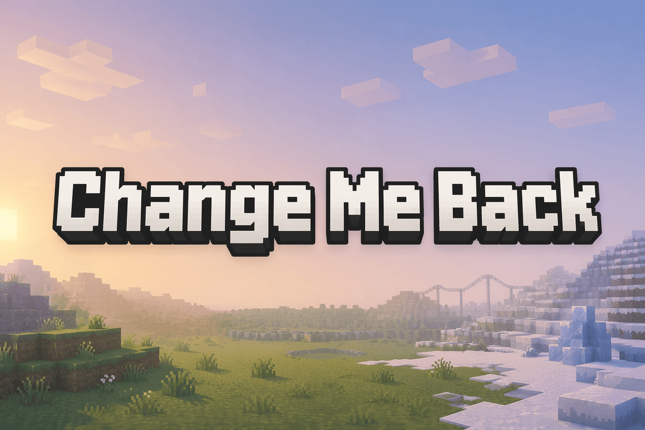 Change Me Back – image 1