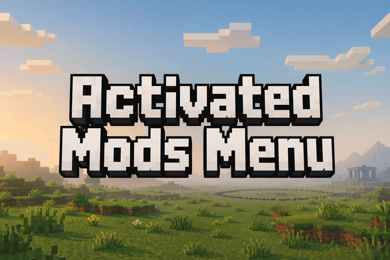 Activated Mods Menu cover image