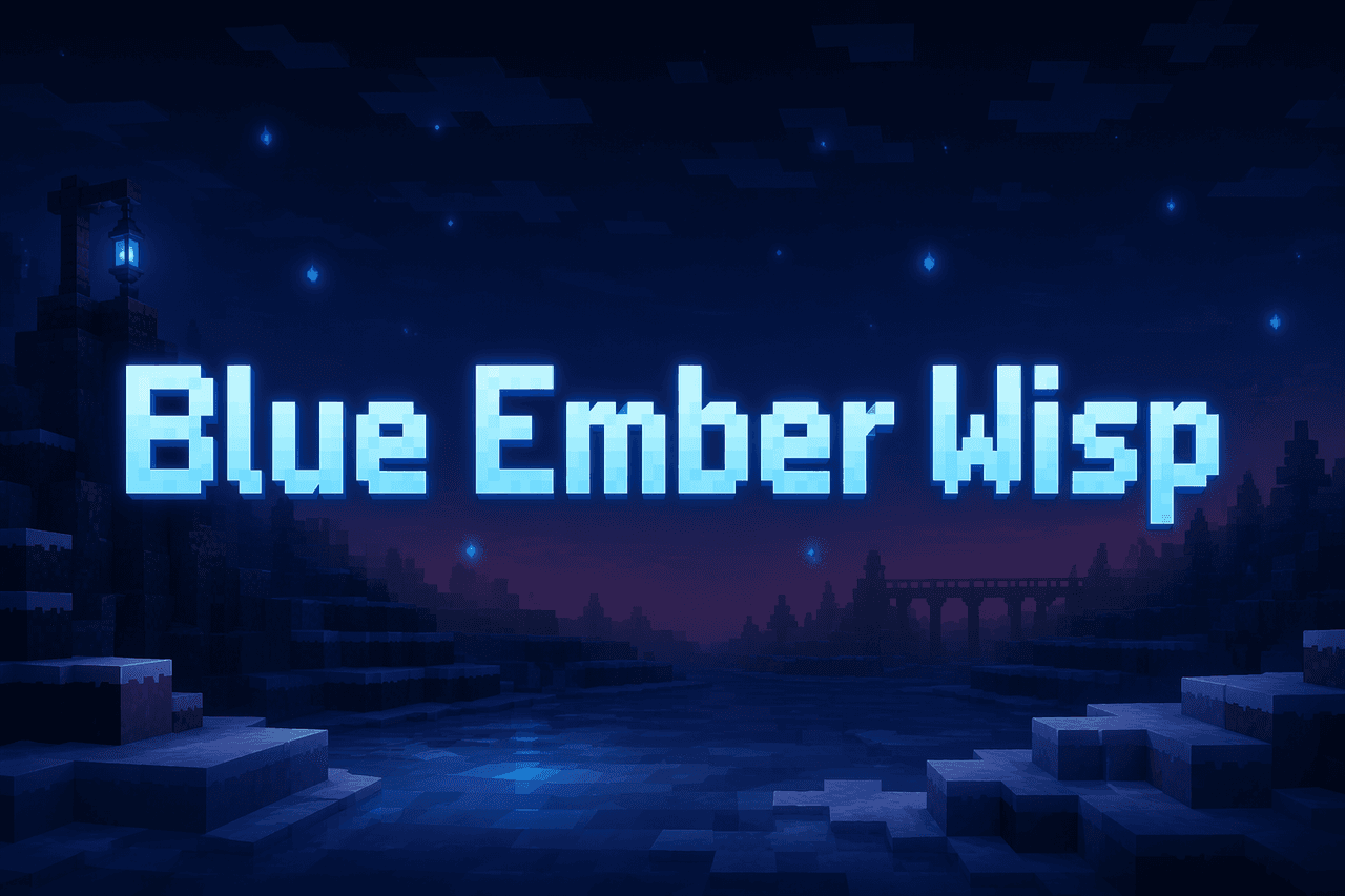 Blue Ember Wisp – image 1