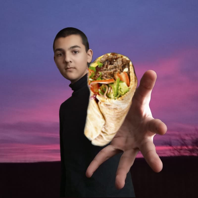 Golden Shawarma Wrap – image 1