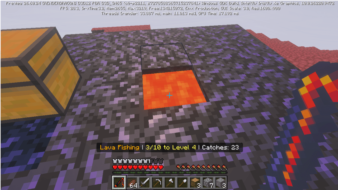 Lava Fishing Oneblock – image 1