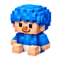 smiling-blue-afro-doll-wmje6jxf:smiling_blue_afro_doll_wmje6jxf