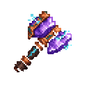 Stormhewn Amethyst Axe - image 1
