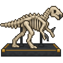 fossilborn-park-pvprmqae:iguanodon_skeleton_exhibit