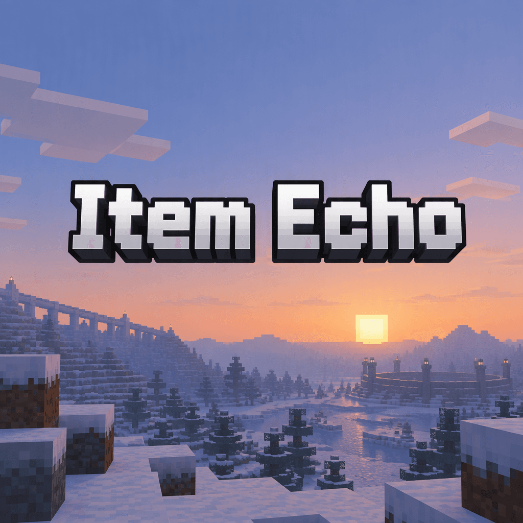 Horror Mod For Java Item Echo | Free Java 26.1 Mod | CreativeMode