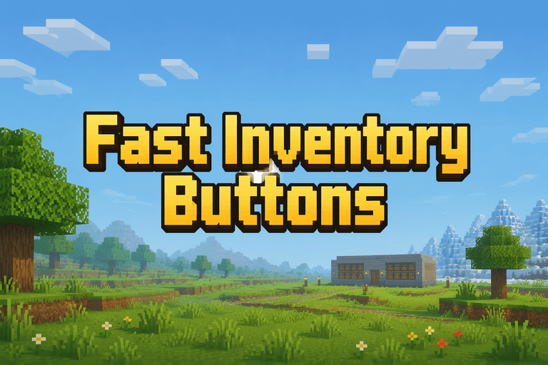 Fast Inventory Buttons | Free Bedrock Addon | CreativeMode