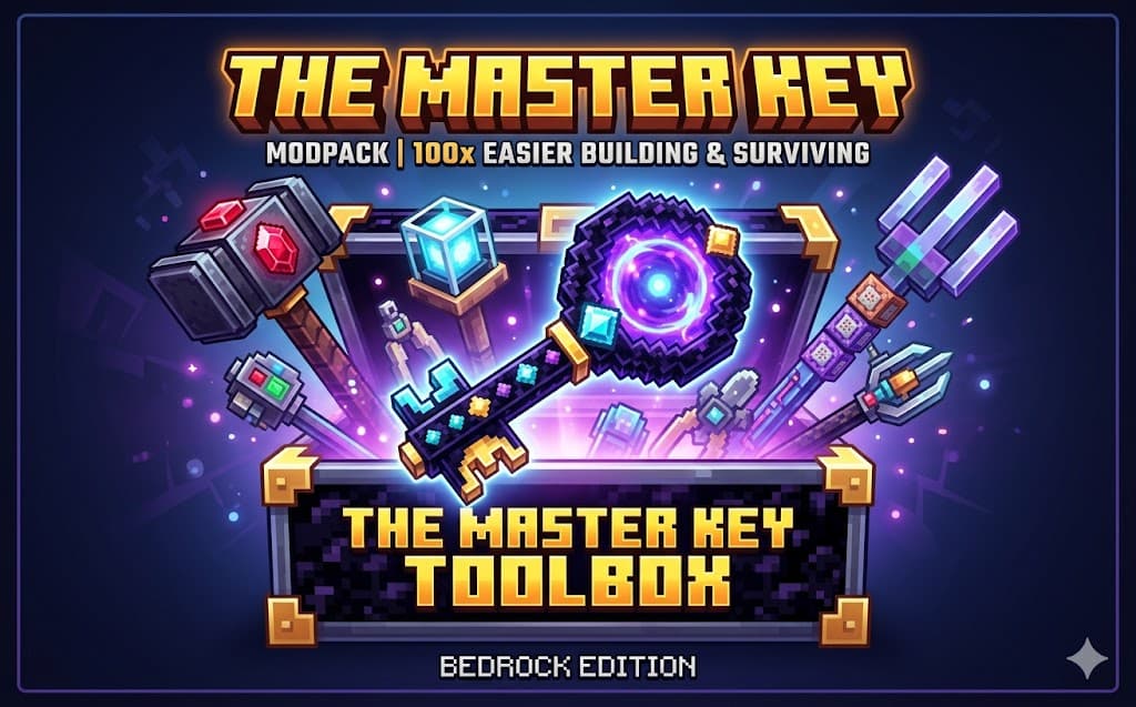 The Master Key | Minecraft Bedrock Modpack | CreativeMode