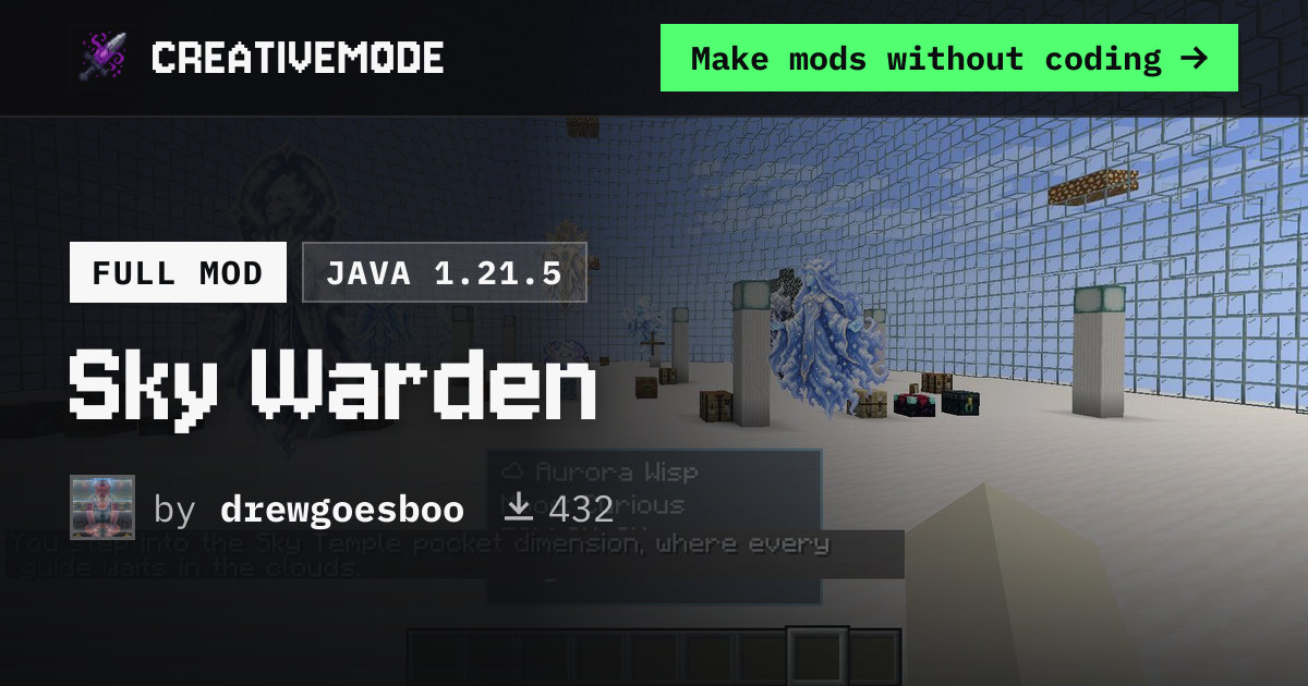 Sky Warden | Free Java 1.21.5 Mod | CreativeMode