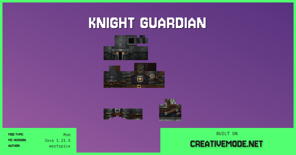 Knight Guardian | Free Java 1.21.5 Mod | CreativeMode